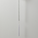 Бра с белым текстильным абажуром и хрустальными подвесками с декоративной кисточкой Lustre Reverie варинант исполнения - 5 | Loft Concept в Липецке