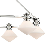 Люстра с ромбовидными плафонами Pointed Diamond Shade варинант исполнения - 1 | Loft Concept в Липецке