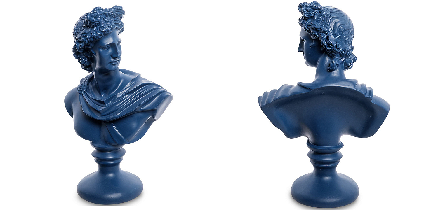 Статуэтка Bust David blue Статуэтка Bust David blue - Loft-Concept в Липецке