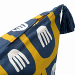 Чехол на подушку с двусторонним принтом и кисточками Ophelia Grove варинант исполнения - 3 | Loft Concept в Липецке