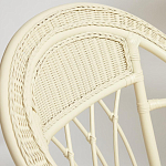 Комплект уличной мебели из ротанга Clara белый варинант исполнения - 3 | Loft Concept в Липецке