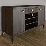 Комод-буфет Elsa Dreams Walnut с открытыми полками   варинант исполнения - 6 | Loft Concept в Липецке