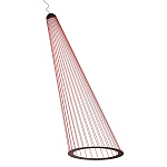 Подвесной светильник из металла Rays of Light варинант исполнения - 1 | Loft Concept в Липецке