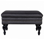 Мягкая банкетка с зоной для хранения Casket Dark Grey варинант исполнения - 1 | Loft Concept в Липецке