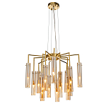 Люстра со стеклянными цилиндрическими плафонами Luminous Cylinders Amber варинант исполнения - 2 | Loft Concept в Липецке