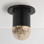 Потолочный светильник светодиодный с плафоном из натурального камня Purgatory варинант исполнения - 1 | Loft Concept в Липецке