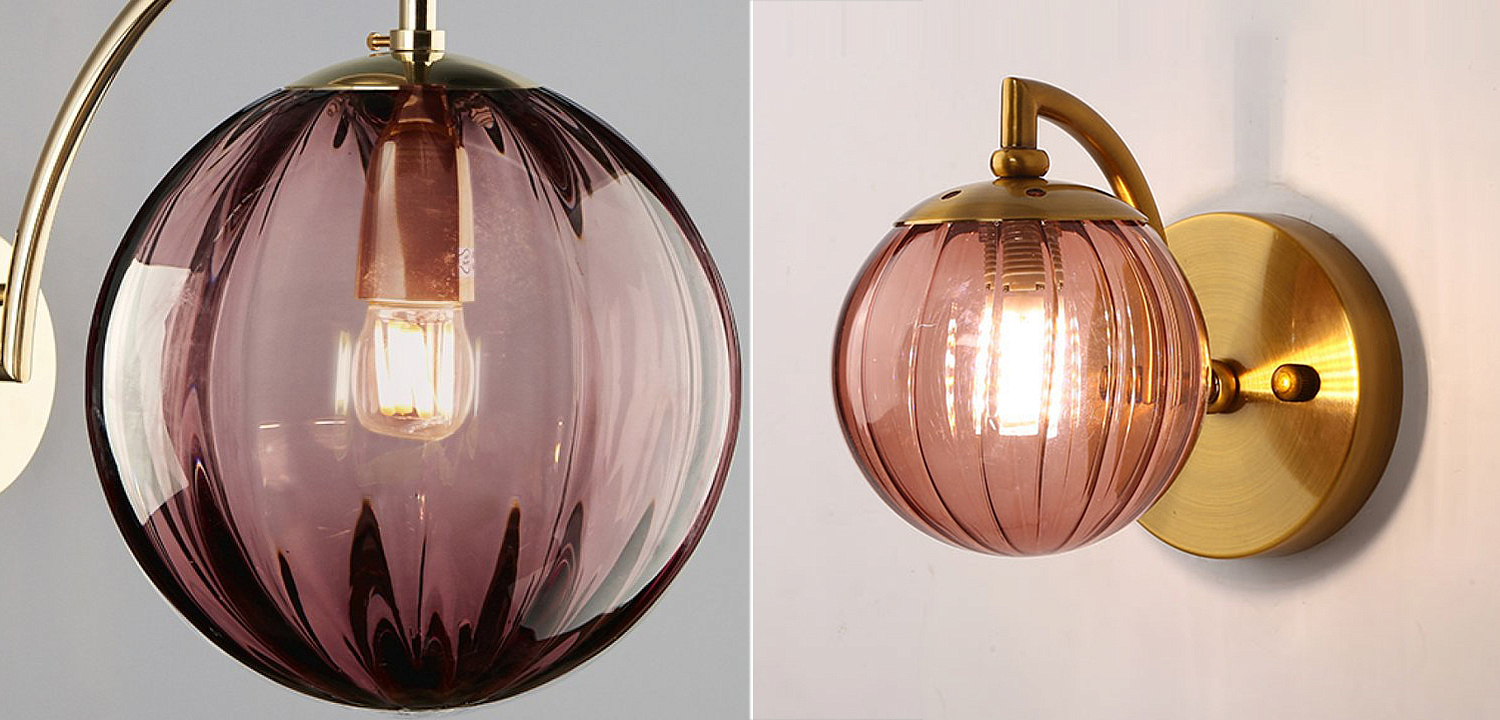 Бра Hector Sconce burgundy Бра Hector Sconce burgundy - Loft-Concept в Липецке