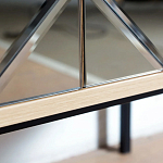 Шкаф с 2-мя зеркальными дверцами Serena Mirror Cabinet варинант исполнения - 5 | Loft Concept в Липецке