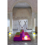 Дизайнерский кофейный стол на круглых ножках Poltronova T02 Pink Coffee Table варинант исполнения - 10 | Loft Concept в Липецке