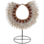 Этническое ожерелье из ракушек на подставке Ethnic Necklace Sharp Lacy Shells варинант исполнения - 1 | Loft Concept в Липецке