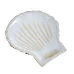 Фигурка из фарфора в виде ракушки морского гребешка Marine Tridacna варинант исполнения - 2 | Loft Concept в Липецке