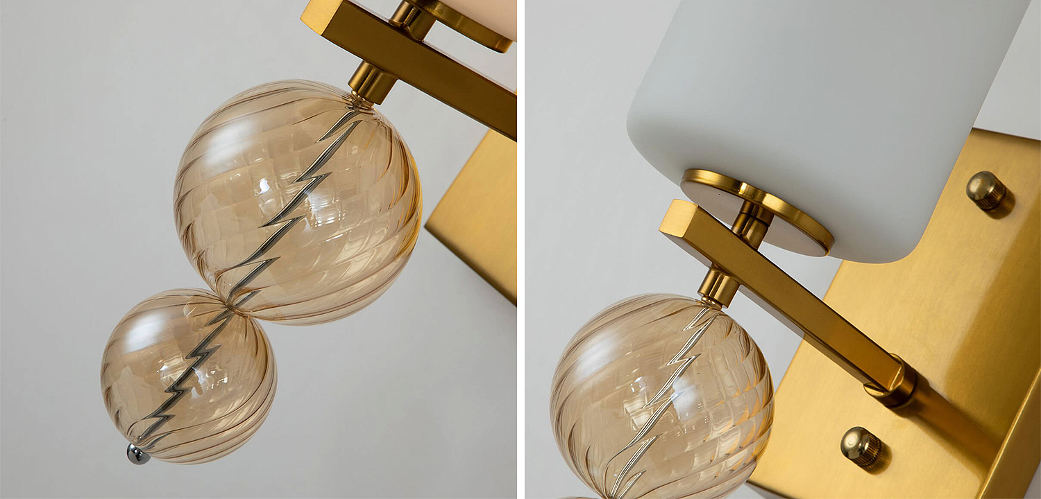 Бра Blown Glass Balloons Wall Lamp Бра Blown Glass Balloons Wall Lamp - Loft-Concept в Липецке