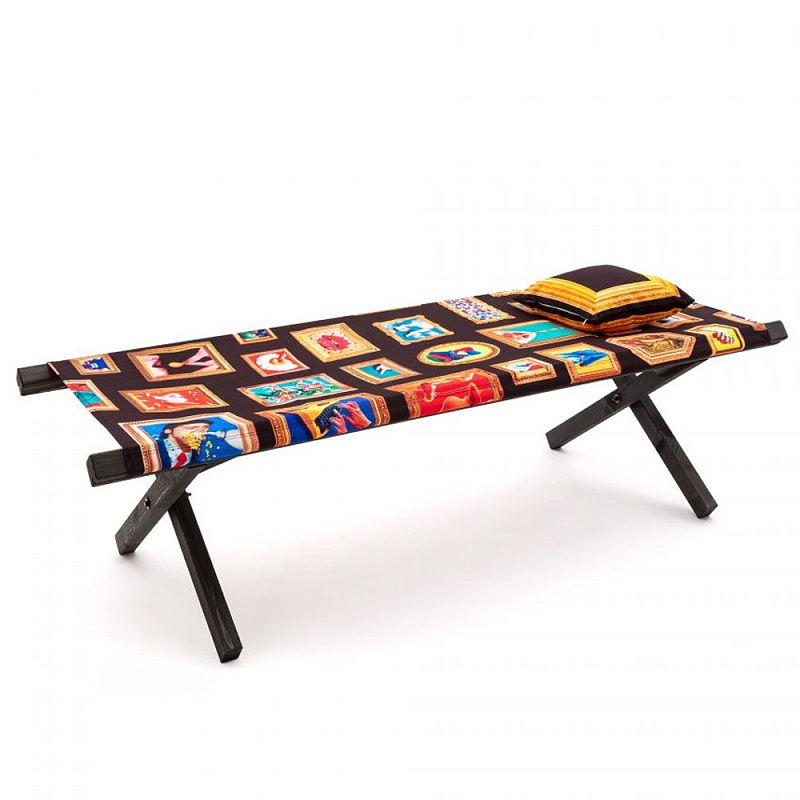 Шезлонг Seletti Poolbed Frames Черный Мульти в Липецке | Loft Concept 
