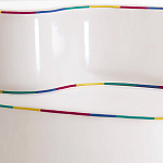 Дизайнерский модульный диван волнистой формы с цветным принтом Poltronova Superonda Sofa варинант исполнения - 39 | Loft Concept в Липецке