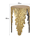 Столик дизайнерский Copper streaks варинант исполнения - 5 | Loft Concept в Липецке