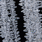 Люстра многоярусная с каркасом из металла и прозрачными подвесками FAIRYTREE Light варинант исполнения - 7 | Loft Concept в Липецке