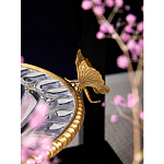 Чаша из прозрачного стекла с бронзовым ободком и фигурками бабочек Eden Garden варинант исполнения - 4 | Loft Concept в Липецке