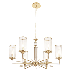 Люстра с 6-ю цилиндрическими стеклянными плафонами Jeanette варинант исполнения - 3 | Loft Concept в Липецке