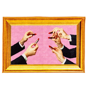 Коврик Seletti Lipstick Pink