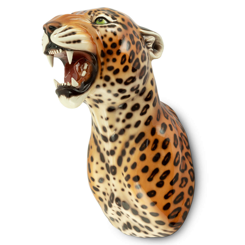 Аксессуар на стену Леопард Abhika LEOPARD HEAD HANGING Коричневый Аксессуар на стену Леопард Abhika LEOPARD HEAD HANGING Коричневый в Липецке | Loft Concept