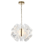 Люстра с крупными рельефным декором в виде лепестков 60 см Ethereal Bloom варинант исполнения - 3 | Loft Concept в Липецке