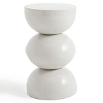 Приставной столик белого цвета Bead варинант исполнения - 1 | Loft Concept в Липецке