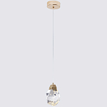 Подвесной светильник с хрустальным плафоном Esme Crystal Gold Hanging lamp варинант исполнения - 2 | Loft Concept в Липецке