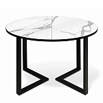 Стол обеденный раздвижной со столешницей белый мрамор Magali варинант исполнения - 2 | Loft Concept в Липецке