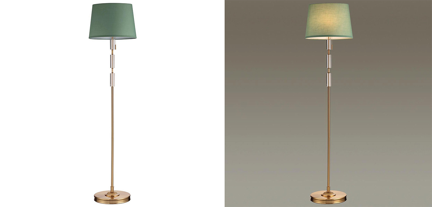 Торшер Ramona Green Floor lamp Торшер Ramona Green Floor lamp - Loft-Concept в Липецке