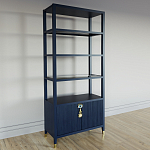 Стеллаж со стеклянными полками Elsa Dreams Blue варинант исполнения - 1 | Loft Concept в Липецке