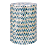 Столик с инкрустацией с перламутровым узором Rona варинант исполнения - 1 | Loft Concept в Липецке