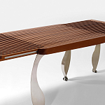 Дизайнерский раздвижной обеденный стол Poltronova Split Dining Table варинант исполнения - 4 | Loft Concept в Липецке