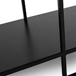 Ступенчатый стеллаж Menzie Steps Metal Rack Black варинант исполнения - 4 | Loft Concept в Липецке