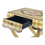 Приставной столик с ящиком в стиле ретро Vintage Rustic Tablecloth варинант исполнения - 3 | Loft Concept в Липецке