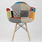 Стул с обивкой в стиле Patchwork варинант исполнения - 2 | Loft Concept в Липецке