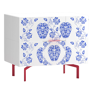 Тумба белая Grande Rblue