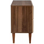 Тумба прикроватная бежевая из массива бука с 2-мя ящиками Wenge Light варинант исполнения - 3 | Loft Concept в Липецке