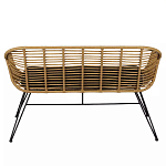 Кушетка плетеная из ротанга Wicker Сouch варинант исполнения - 2 | Loft Concept в Липецке