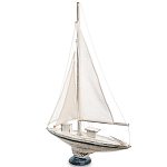 Деревянная статуэтка в виде парусника Sailboat Statuette варинант исполнения - 2 | Loft Concept в Липецке