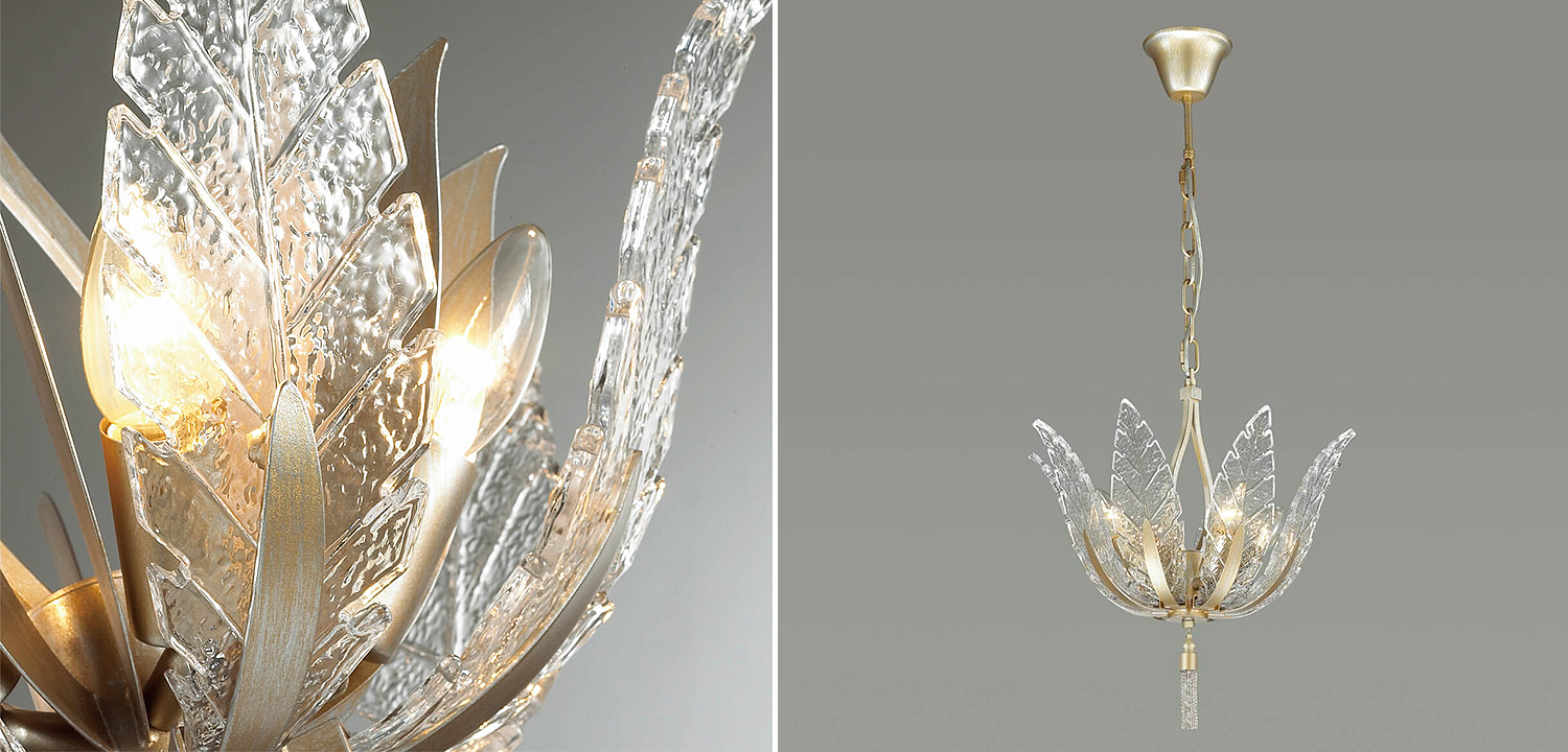 Люстра Glass Petals Chandelier 36 Люстра Glass Petals Chandelier 36 - Loft-Concept в Липецке
