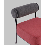 Кресло Ponpoun тёмно-серый бордо варинант исполнения - 2 | Loft Concept в Липецке