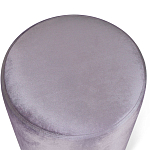 Пуф фиолетовый велюр на золотом металлическом основании Golden Belt варинант исполнения - 2 | Loft Concept в Липецке