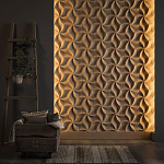 Гипсовая 3D панель с принтографией PM-46 варинант исполнения - 2 | Loft Concept в Липецке