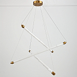 Светодиодная люстра Trumpet Tube Brass  варинант исполнения - 4 | Loft Concept в Липецке