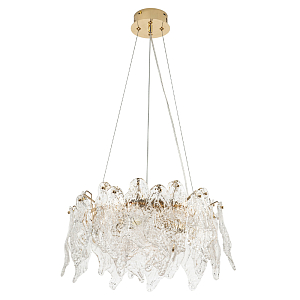Люстра с декором из текстурированного стекла Textured Glass Chandelier 6