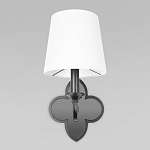 Бра с белым текстильным абажуром и фигурным основанием с зеркальной вставкой Vitorino варинант исполнения - 12 | Loft Concept в Липецке
