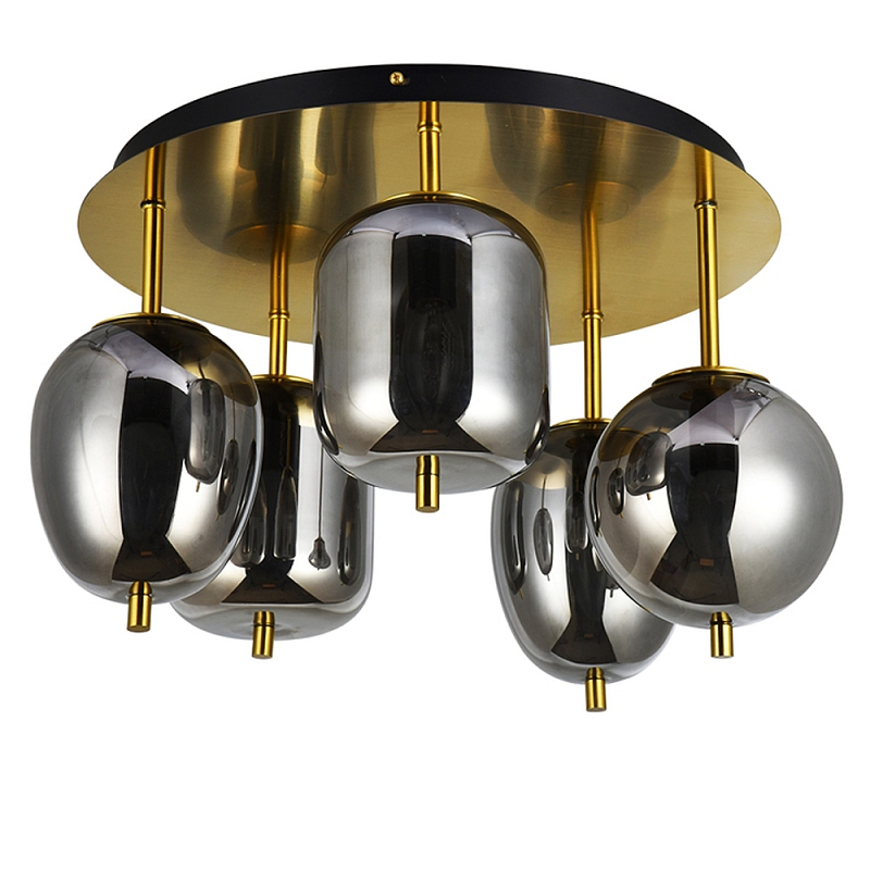 Потолочная люстра Lamp Phenix Серый Медь Потолочная люстра Lamp Phenix Серый Медь в Липецке | Loft Concept