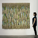 Художественный панно макраме Wall decor Voice the Forest варинант исполнения - 1 | Loft Concept в Липецке