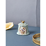 Шкатулка голубого цвета с рисунком и состаренным эффектом Eden Garden варинант исполнения - 7 | Loft Concept в Липецке