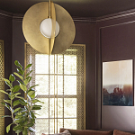 Подвесной светильник в форме золотых дисков Minimalist Lighting Fixture варинант исполнения - 3 | Loft Concept в Липецке